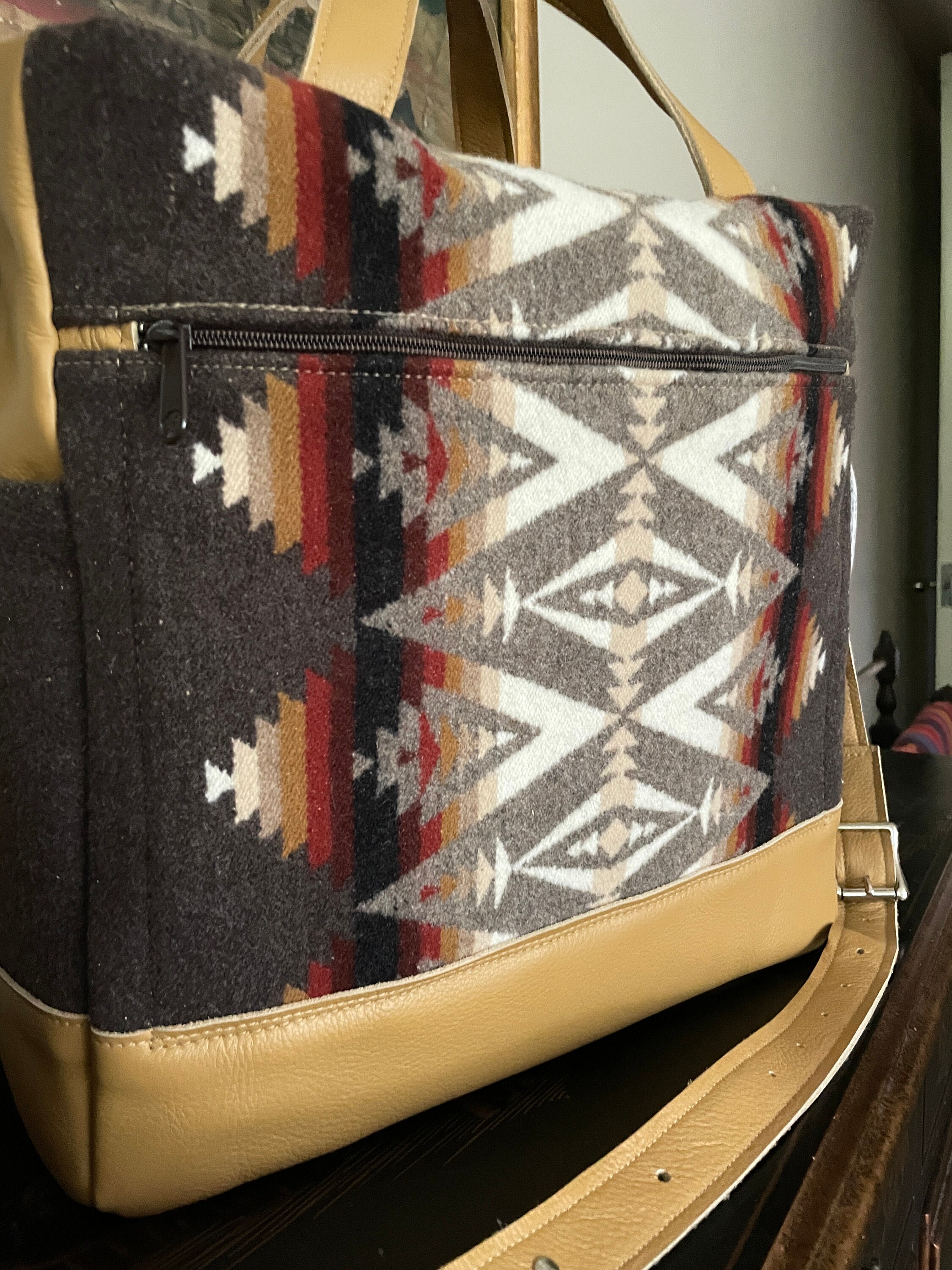 Gender Neutral Backpack Gender Neutral Backpack, Diaper Bag, Satchel, Weekender in Wool and ...