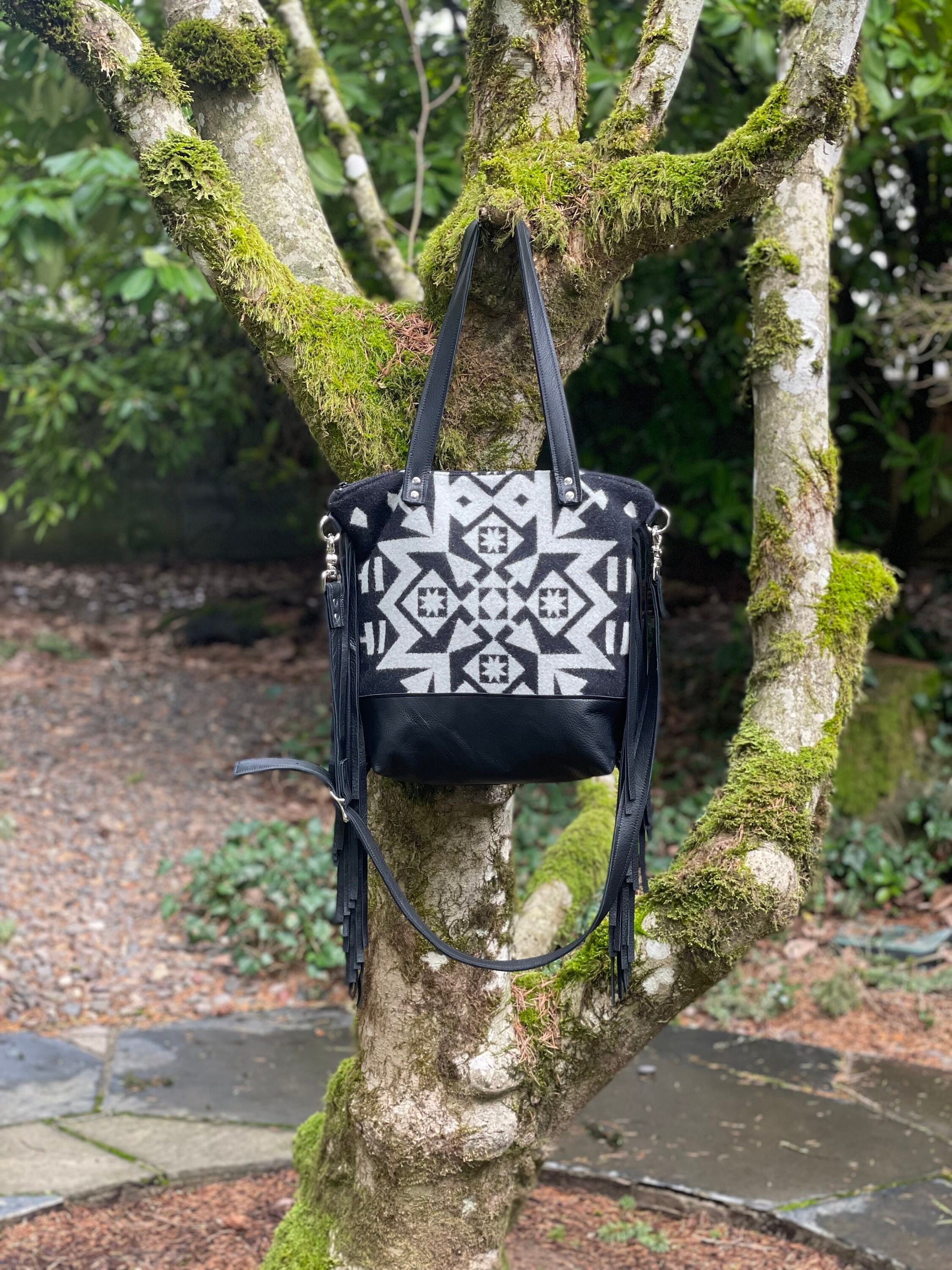 pendleton purse with fringe