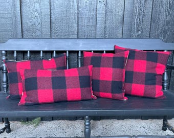 Pillow cover in Rob Roy Oregon Blanket Wool-Southwestern Pillow Cover