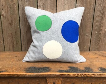 Mid-Century Modern Kissenbezug in Pendleton wolle-Bright Kissenbezug-bunte Wolle Kissen-Abdeckung-Color-Block-Home Decor-Kissen
