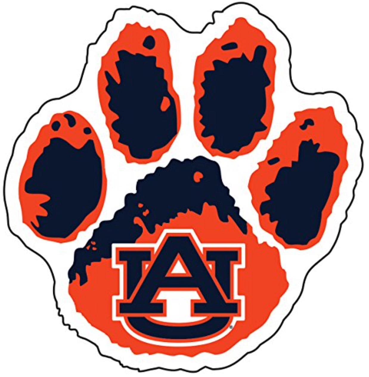Auburn Tigers 4 Tiger Paw AU Premium Vinyl Decal / Etsy