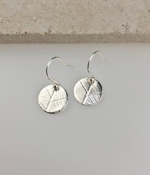 Sterling Silver Marc Leaf Dangle Eearrings Sterling Silver Marc Leaf Dangle Eearrings