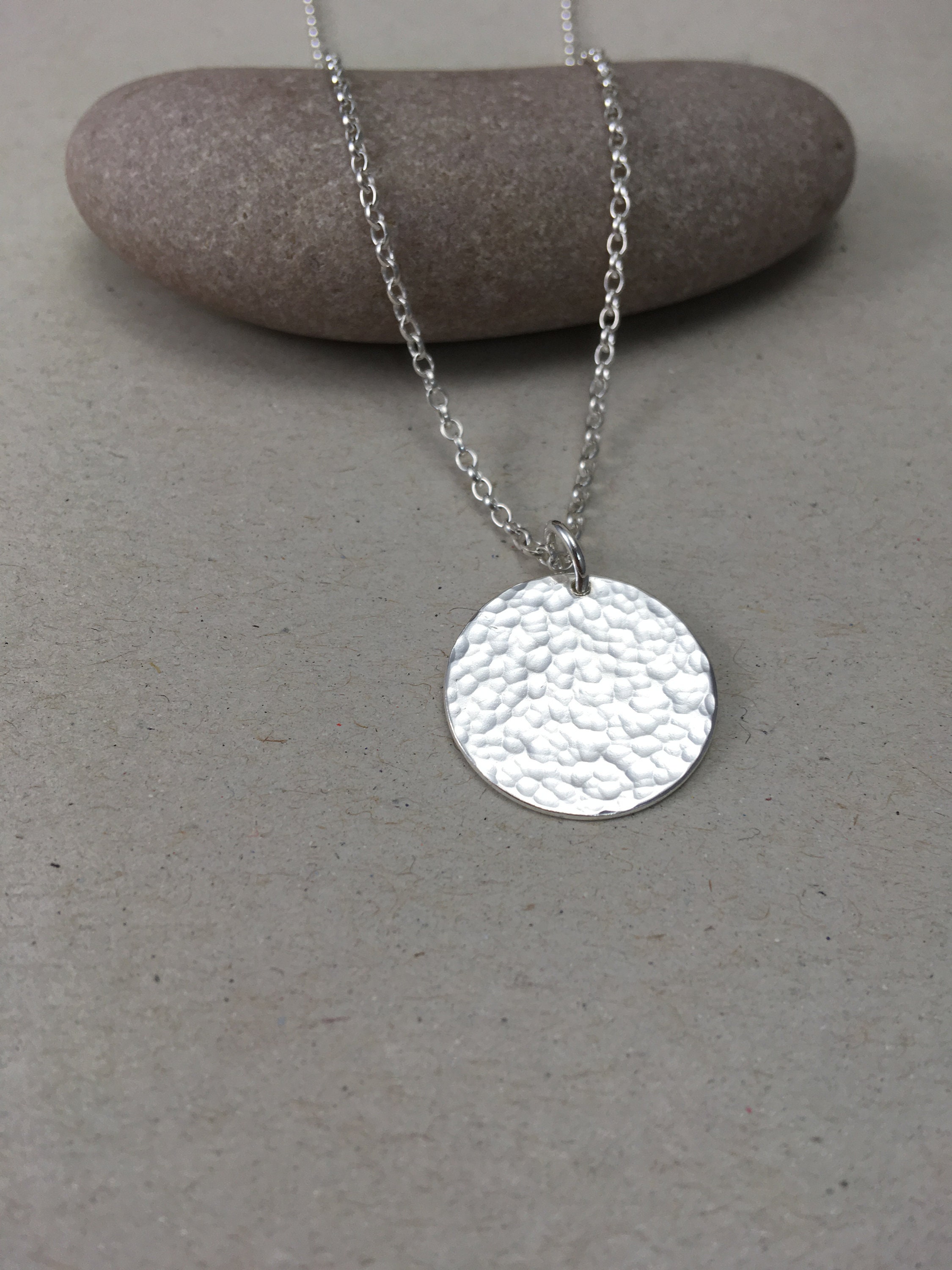 Gold on Silver Disc Necklace – Hot Spice Jewelry