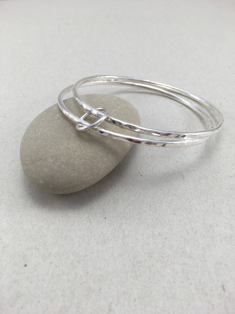 solid silver bangles