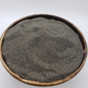Utah black Sand,Desert Sand, 8 oz ,sand display,Terrariums,Zen garden,Small Quantities of sand,gypsum sand,craft sand,sand art,sand for