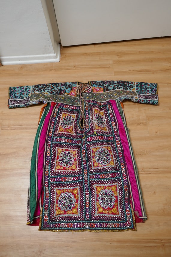 Vintage Baluchistan Elaborately Embroidered Dress