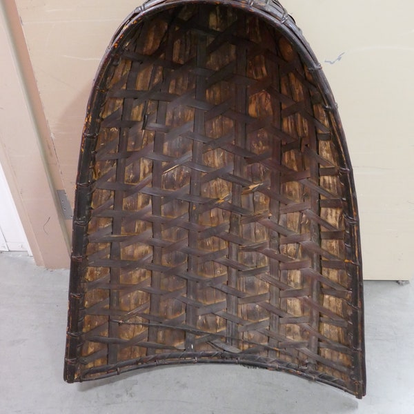 Antique Philippine Rice Basket & Rain Hood