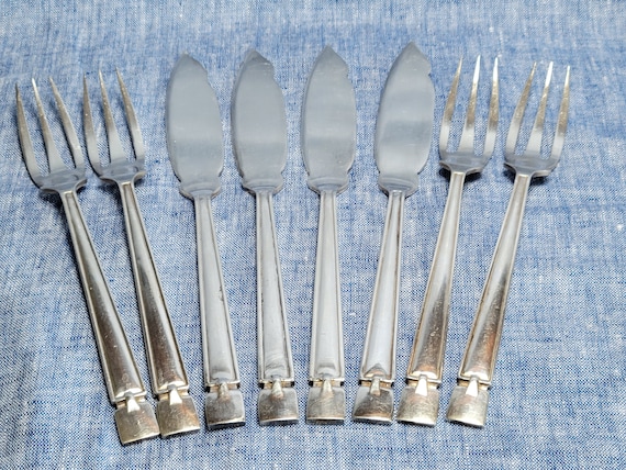 8 Pieces Plata Meneses Mexican Silverplate Flatware Etsy