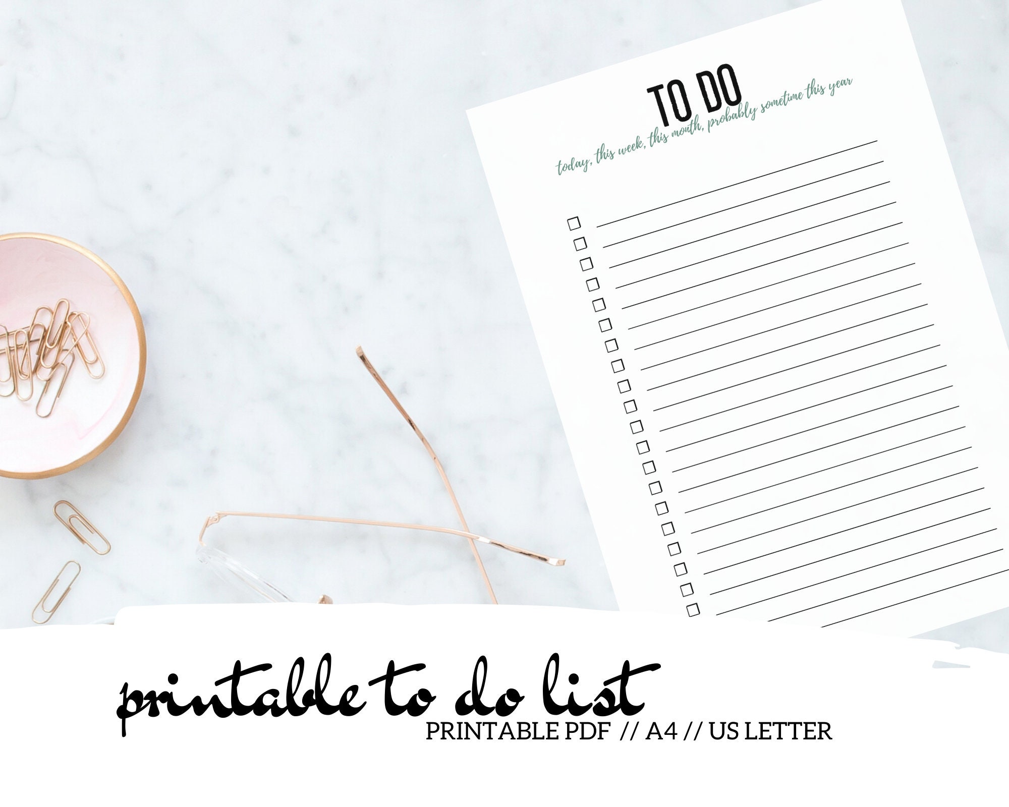 Printable To Do List Template Task Organizer As Printable Etsy