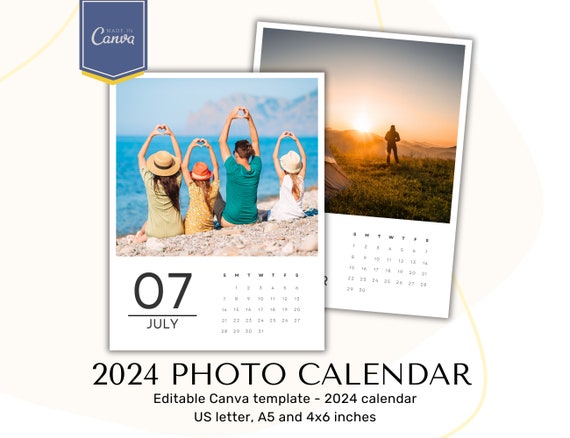 2024 Family Planner Canva Template