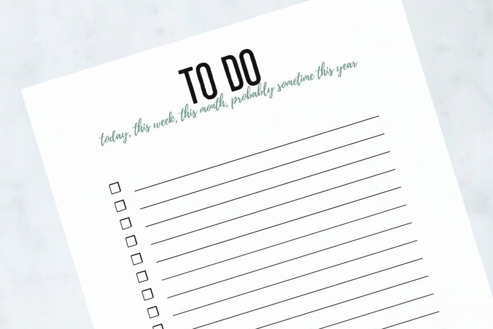 Printable To Do List Template Task Organizer As Printable Etsy