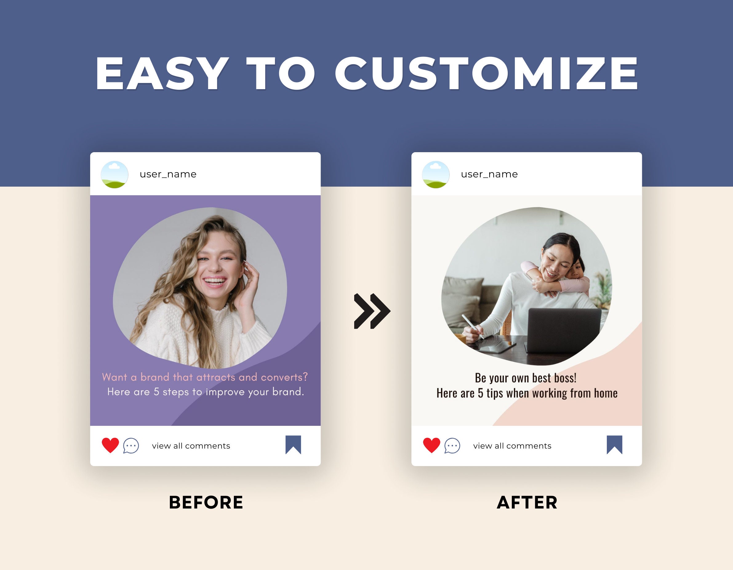 Instagram Carousel Posts for Health and Wellness Coach Canva Template ...