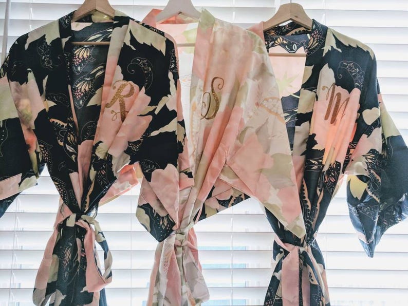 matching bridal robes