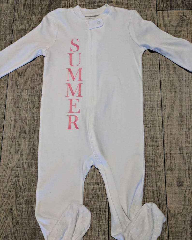 Pajamas Pyjamas Personalized Baby Pajamas Custom Pajamas Etsy Canada