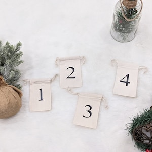 4X6 Liquor Christmas Advent Calendar | 25 Days until Christmas Booze Bag | For Adults Christmas Countdown | Holiday Advent Calendar