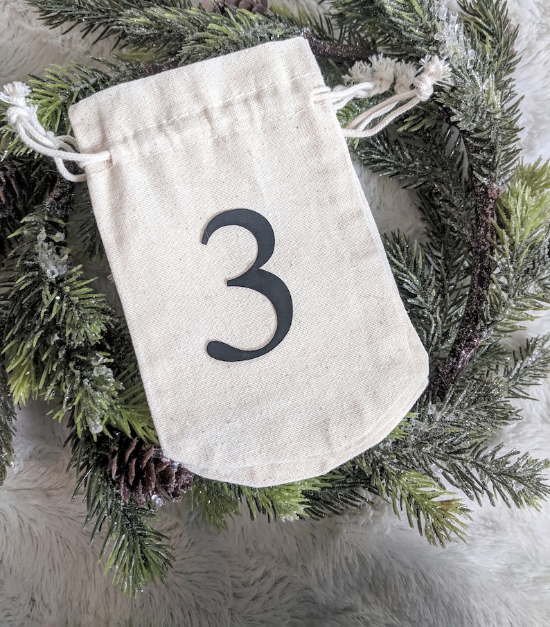Make Your Own Advent Kit Advent Calendar Bags Christmas Etsy Canada