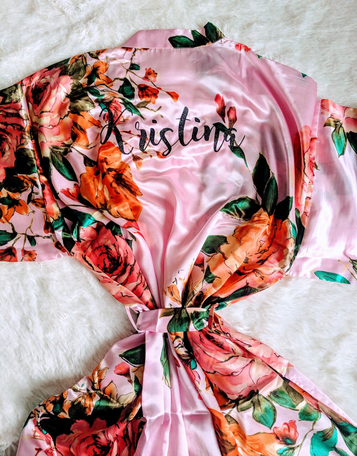 Set of 3 Floral Bridal Robes Floral Robes Canada Honeymoon Etsy