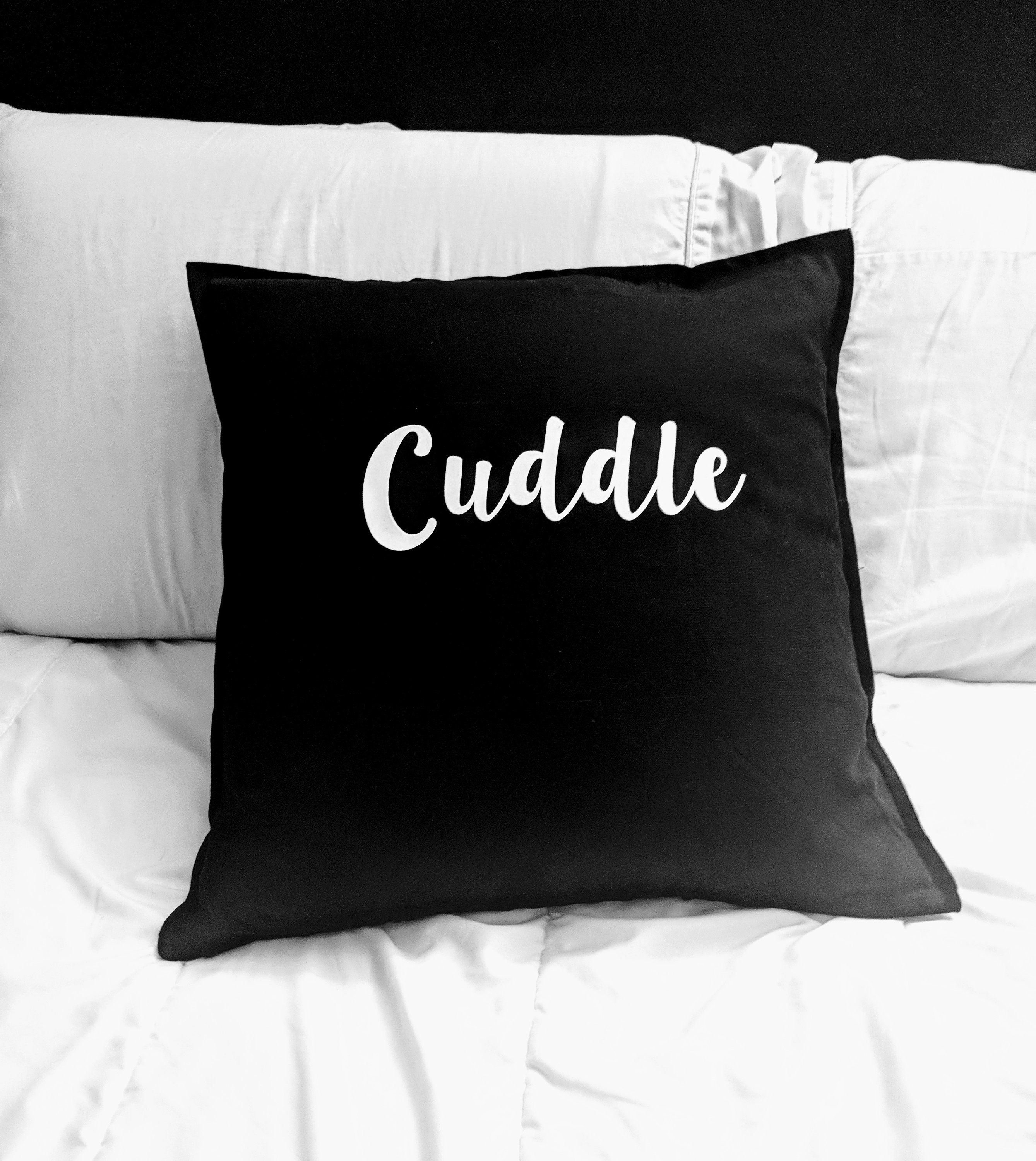 Let's Cuddle Pillow Wedding Gift Housewarming Gift Etsy