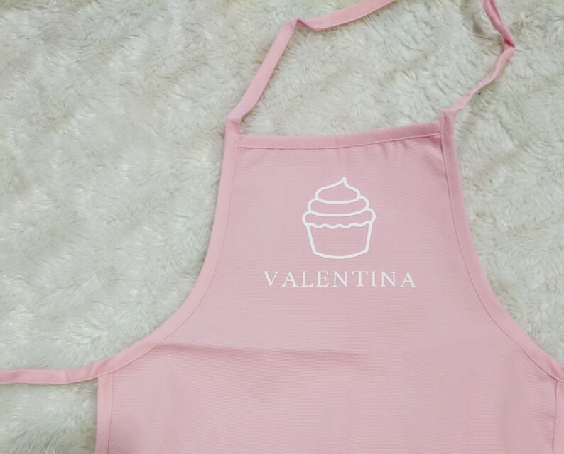 Aprons for kids Kids Stocking Stuffer Girls Cupcake Apron Personalized Gift for Kids Monogram Kids Baking Apron Kids Apron Personalized