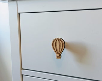 Hot Air Balloon Door Knobs, Cabinet, Cupboard, Drawer, Pulls, Minimalist Handle, Bedroom, Toddler Bathroom, Chest of Drawers, Kids Nursery