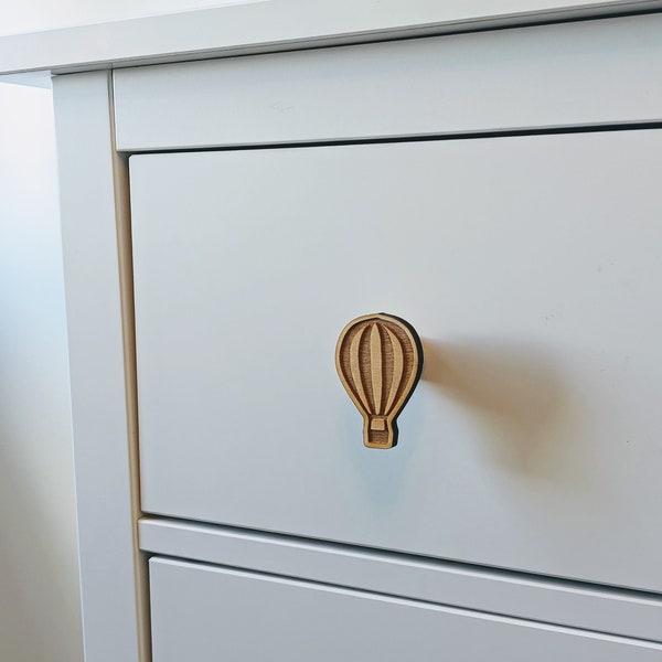 Hot Air Balloon Door Knobs, Cabinet, Cupboard, Drawer, Pulls, Minimalist Handle, Bedroom, Toddler Bathroom, Chest of Drawers, Kids Nursery