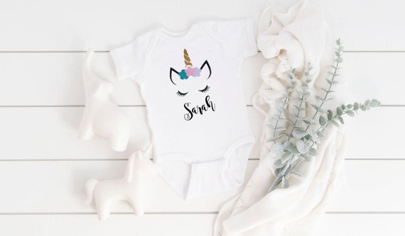 Unicorn Baby Girl Outfit Gift Unicorn Birthday Stuff Unicorn Shirt