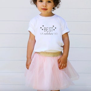 Best Witches Halloween Tee, Kids Halloween, best witches toddler shirt, Best Boos Tshirt, Girl Halloween Tee, Besties Shirts, Witchy shirt