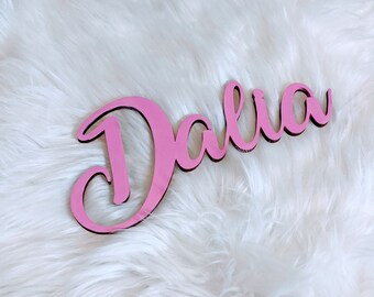 Baby Name Wood Cutout, Nursery Large Custom Name Cutout Decor, Personalized Name Cutout,  Newborn Name Sign, Custom Baby Name Cutout Sign