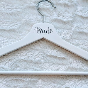 Cintres de mariage personnalisés pour la femme et la mariée, cintre pour robe, cintre personnalisé, cintres pour prénom, cintres pour la mariée, cintres pour demoiselle d&#39;honneur, mariage
