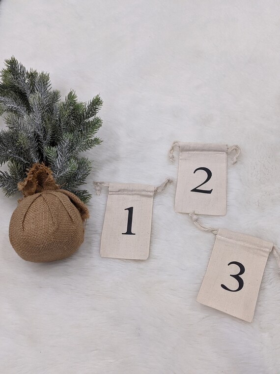 Personalised Advent Calendar for Kids, Kids Reusable Advent Calendar Bags, Christmas  Calendar Kit, Handmade 25 Days Till Christmas Countdown - Etsy Israel