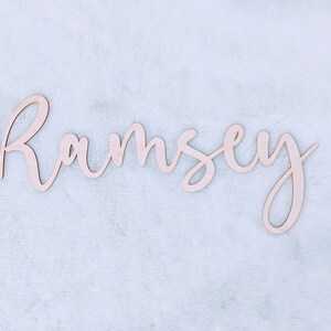 Baby Name Sign, Nursery Wall Decor, First Name Cut Out Sign, Personalized Name Nursery Decor, Newborn Name Sign, Custom Baby Name Sign