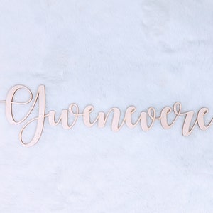 Baby Name Cutout Sign, Baby Name Wood Cutout, Personalized Name Cutout, Above the Crib Personalized Name Sign, Nursery Newborn Name Sign