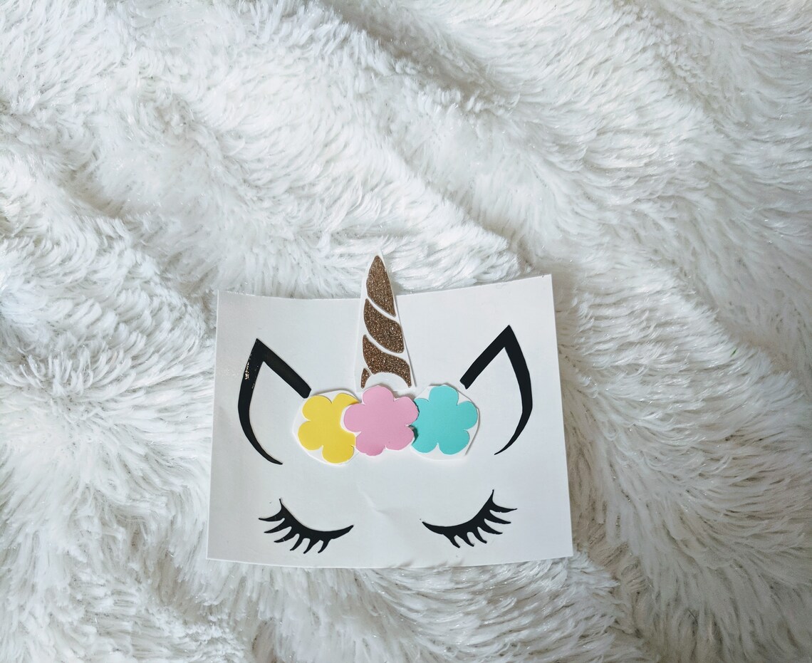 Unicorn Personalized Decal personalized Water Bottle Decal Etsy