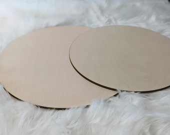 Unfinished  1/4" Birch Circles, Blank Round for Crafts, DIY Blank Circle, Earring Circle Blank, Craft Supply, Wood Circles, Bulk Circles