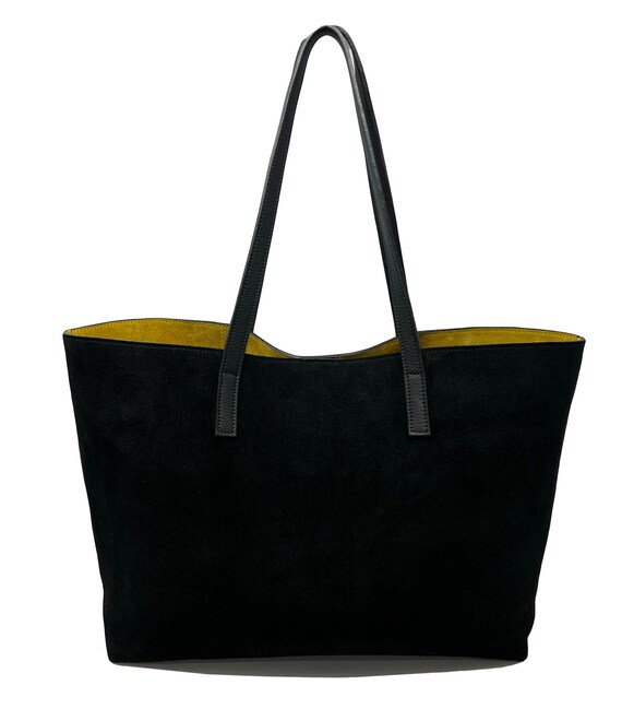 Wildleder shopper schwarz Clearance