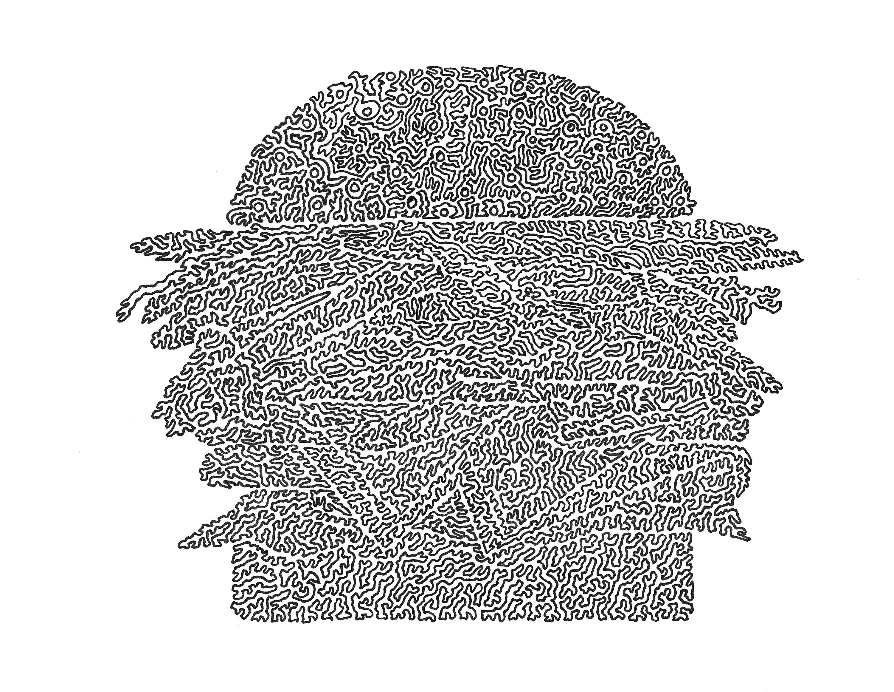 5 Coloring Pages alien Face ugly - Etsy