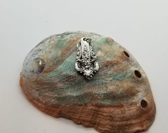 1941 Grande Baroque Sterling Demitasee Spoon Pendant, Sterling Pendant, Spoon Necklace