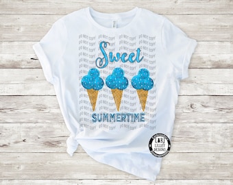 Sweet Summertime PNG Sublimation Digital Design