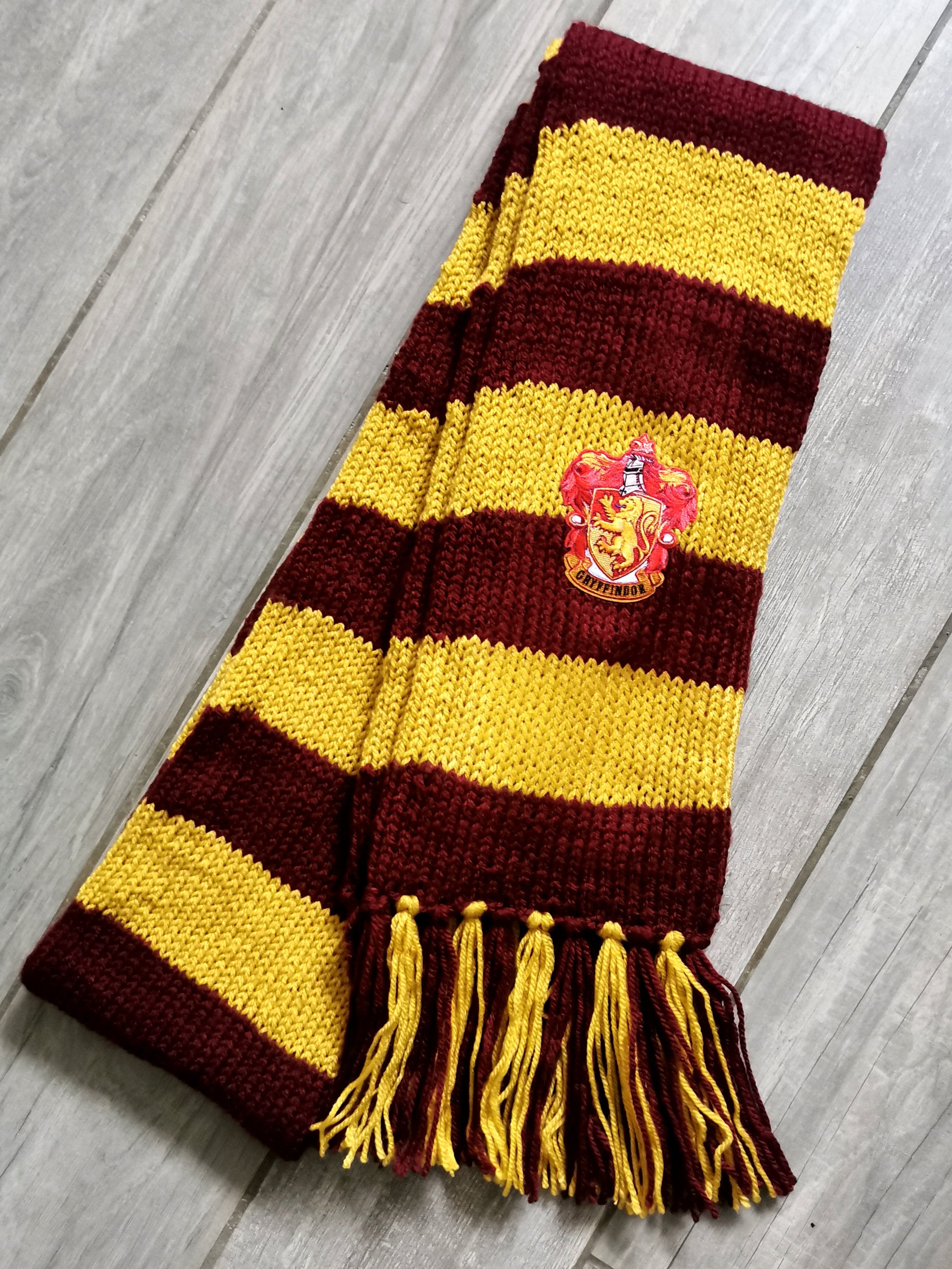 Bufanda Potter escuela Gryffindor pequeño - Etsy