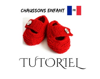 Tutoriel des chaussons fille 4/5 ans