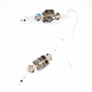 925 silver earrings with Swarovski crystals
