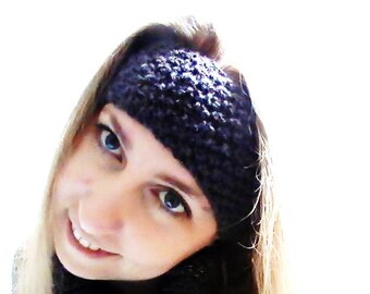 Charcoal grey headband