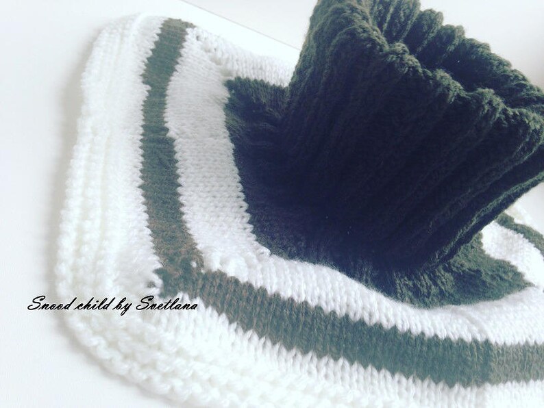 Tutoriel tricot Col pour enfant 5/6 ans image 3