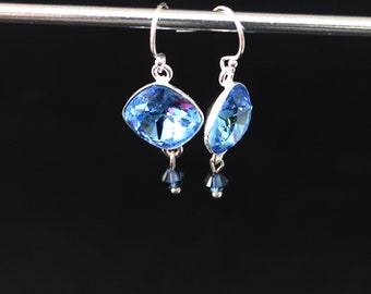 Boucles d'oreilles azore argent