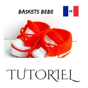 Chaussons-baskets au crochet tutoriel image 1