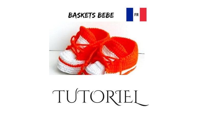 Chaussons-baskets au crochet tutoriel image 1