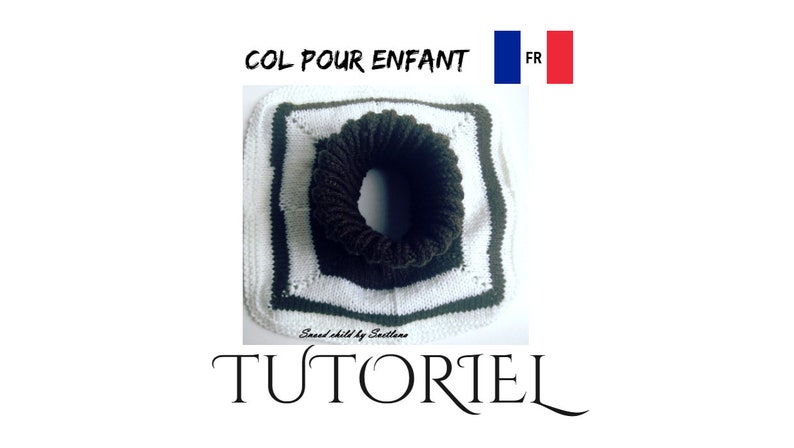 Tutoriel tricot Col pour enfant 5/6 ans image 1