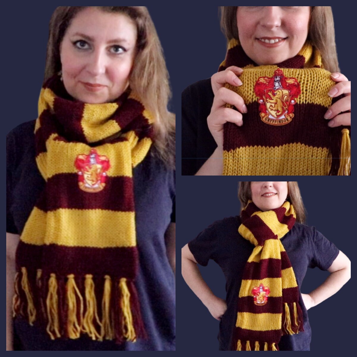 Echarpe Harry Potter ecole Gryffondor petite taille Etsy France