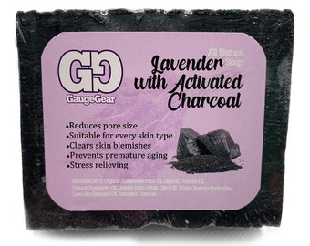Lavender with Activated Charcoal | Soap Bar | All Natural