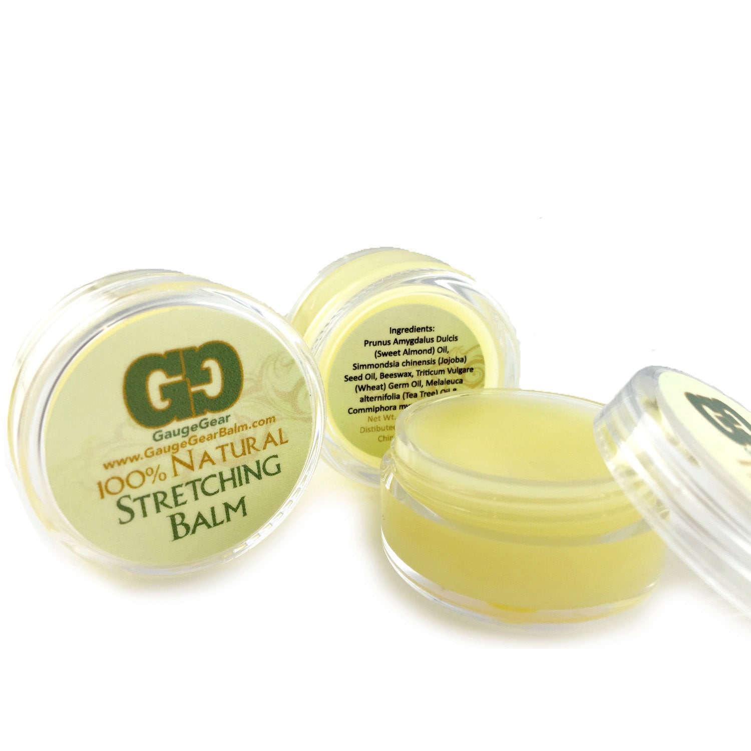 Twin Pack Ear Stretching Balm 2 Jars Gauge Gear 10ml Etsy